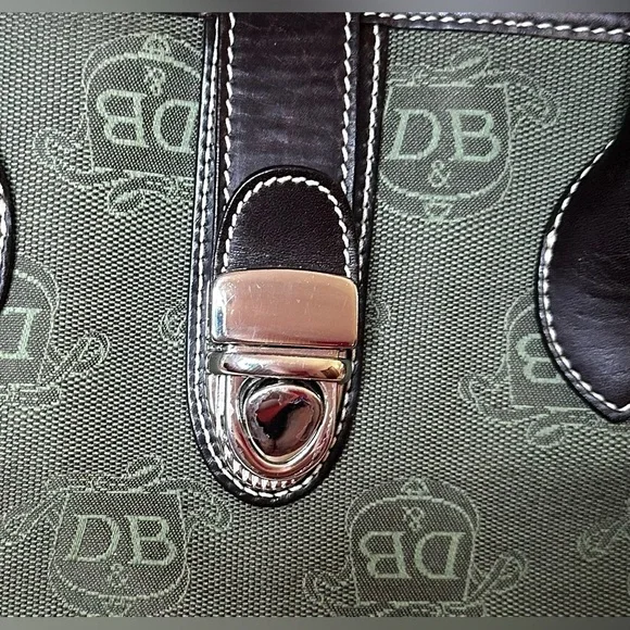 Dooney & Burke Signature Monogram Canvas Tote - Picture 14 of 17